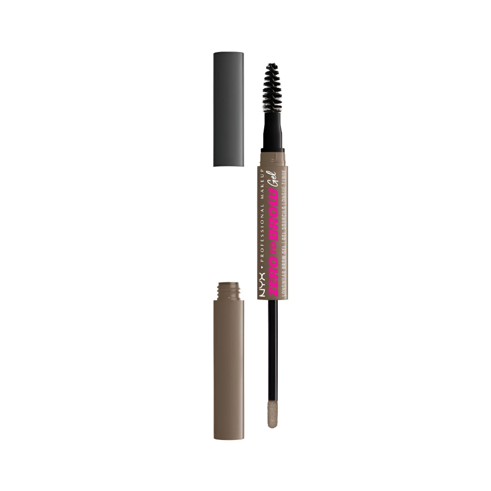 NYX Eyebrow Gel ZeroTo Brow 05 Ash Brown