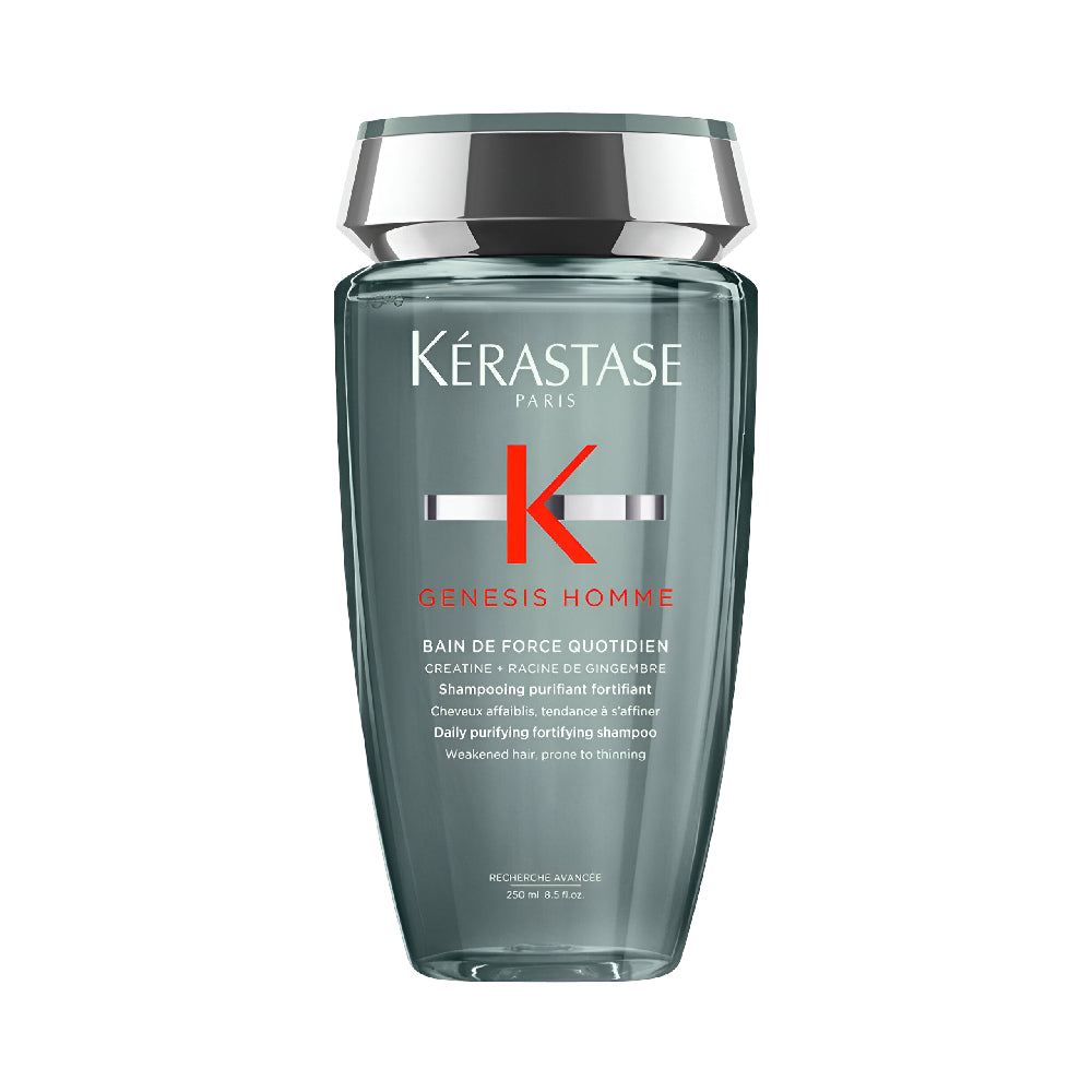 Kerastase hair shampoo 250ml genesis homme bain de force quotidien