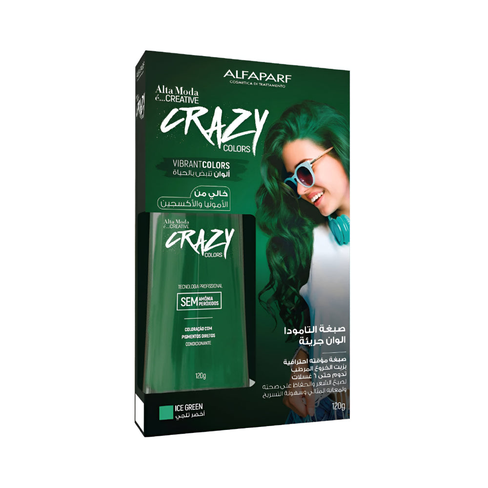 Alta Moda Temporary Hair Color 120g Ice Green