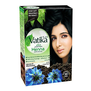 Vatika henna hair color 60g 1 natural black