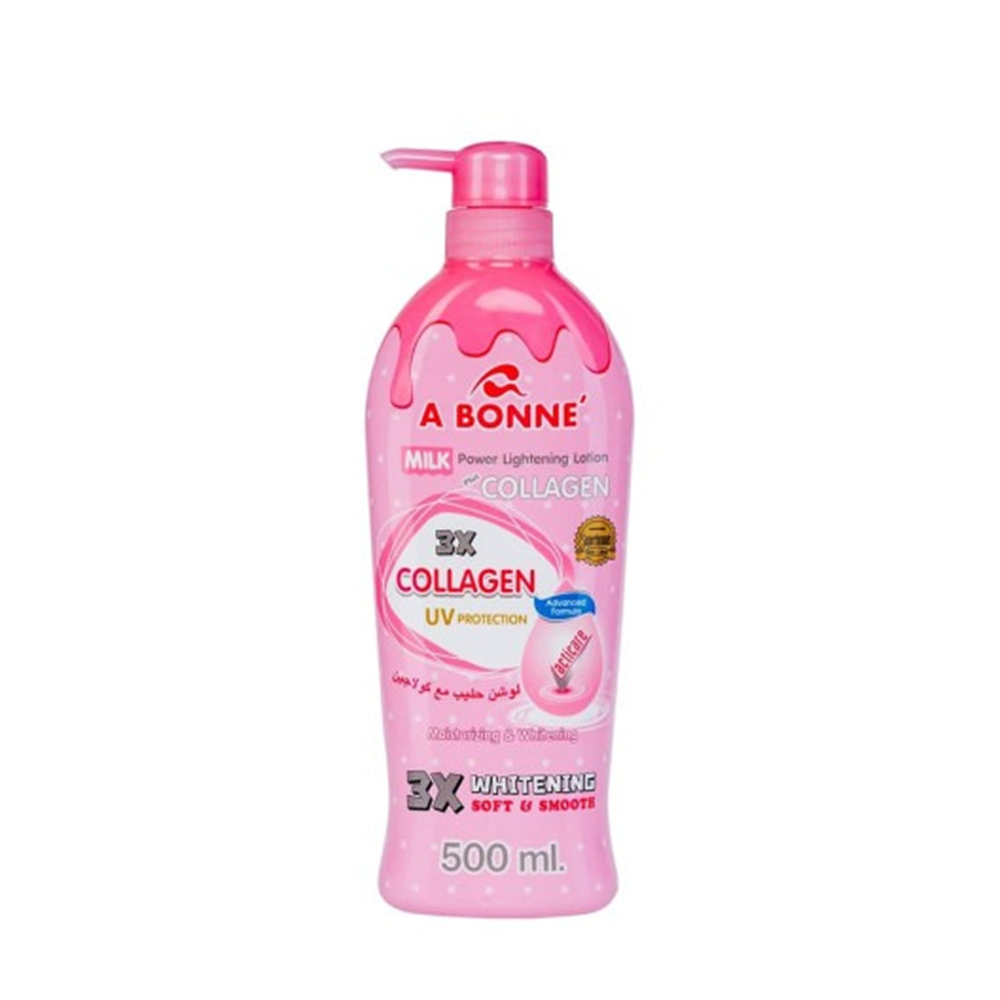 A Bonne Body Lotion 500ml Milk Power Collagen SPF 20
