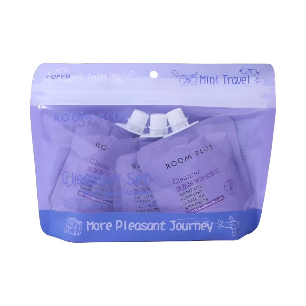Room Plus Mini Personal Care Purifying Facial Cleanser Set With Amino Acids 3 x 30 gm