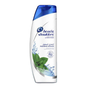Head & shoulder hair shampoo 390ml anti dandruff menthol refresh