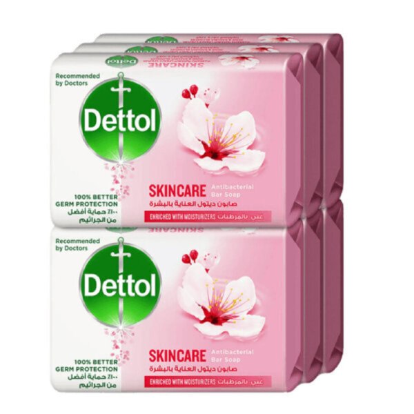Dettol Bar Soap Skin Care120gm x 6