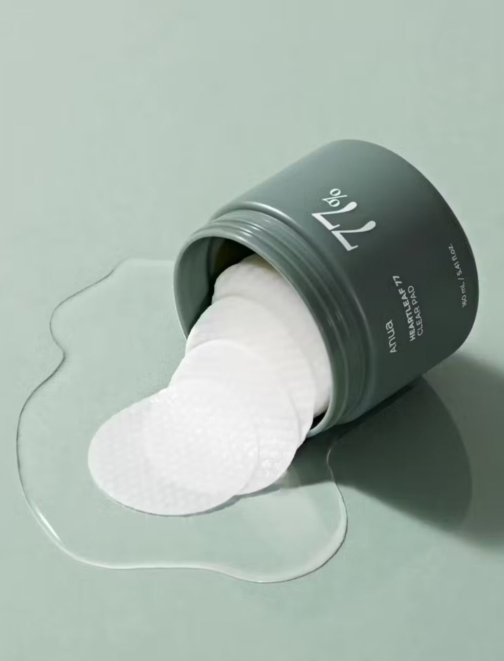 Anua Heartleaf 77% Soothing Toner Pads – Exfoliating & Calming Face Pads - 70 Pieces
