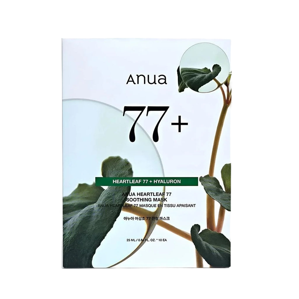 Anua Heartleaf 77 Soothing Mask – with Hyaluronic Acid for Sensitive Skin 25ml
