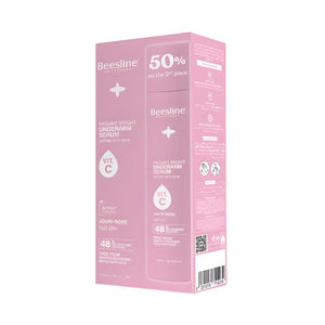 Beesline underarm spray serum 150ml radiant bright 1+1 50% on 2nd jouri rose