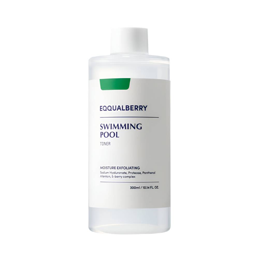 EQQUALBERRY Face Toner 300ml Swimming Pool Gentle Efoliator For Sensitive Skin