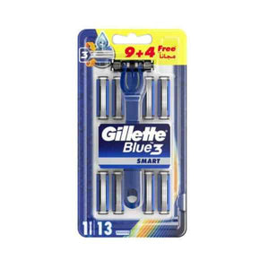 Gillette razor blue 3 smart 9+4 free