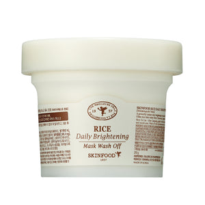 Skin food face mask 210g rice for brightening rinse off