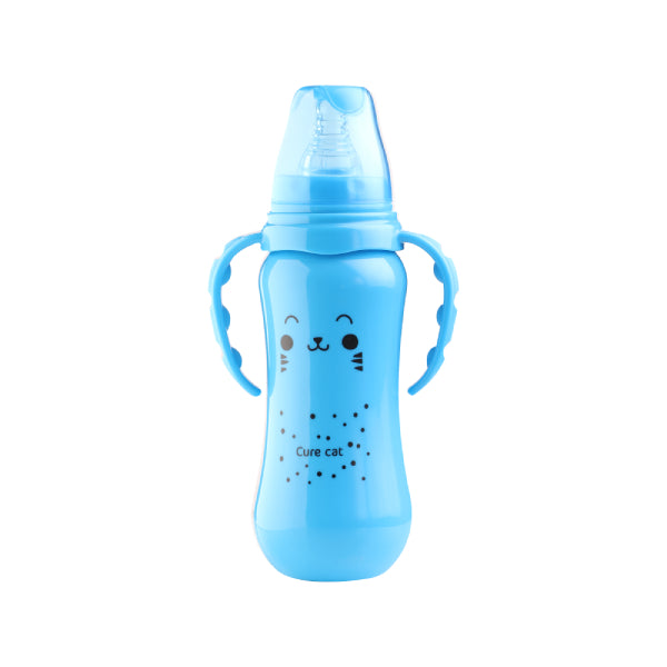 Baby Care Zone Feed Bottle 240ml Colored Invisible Milk with hande