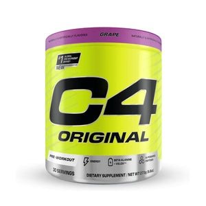 Cellucor C4 Original بودرة ما قبل التمرين بنكهة العنب - 30 حصة 273g (9.6oz)