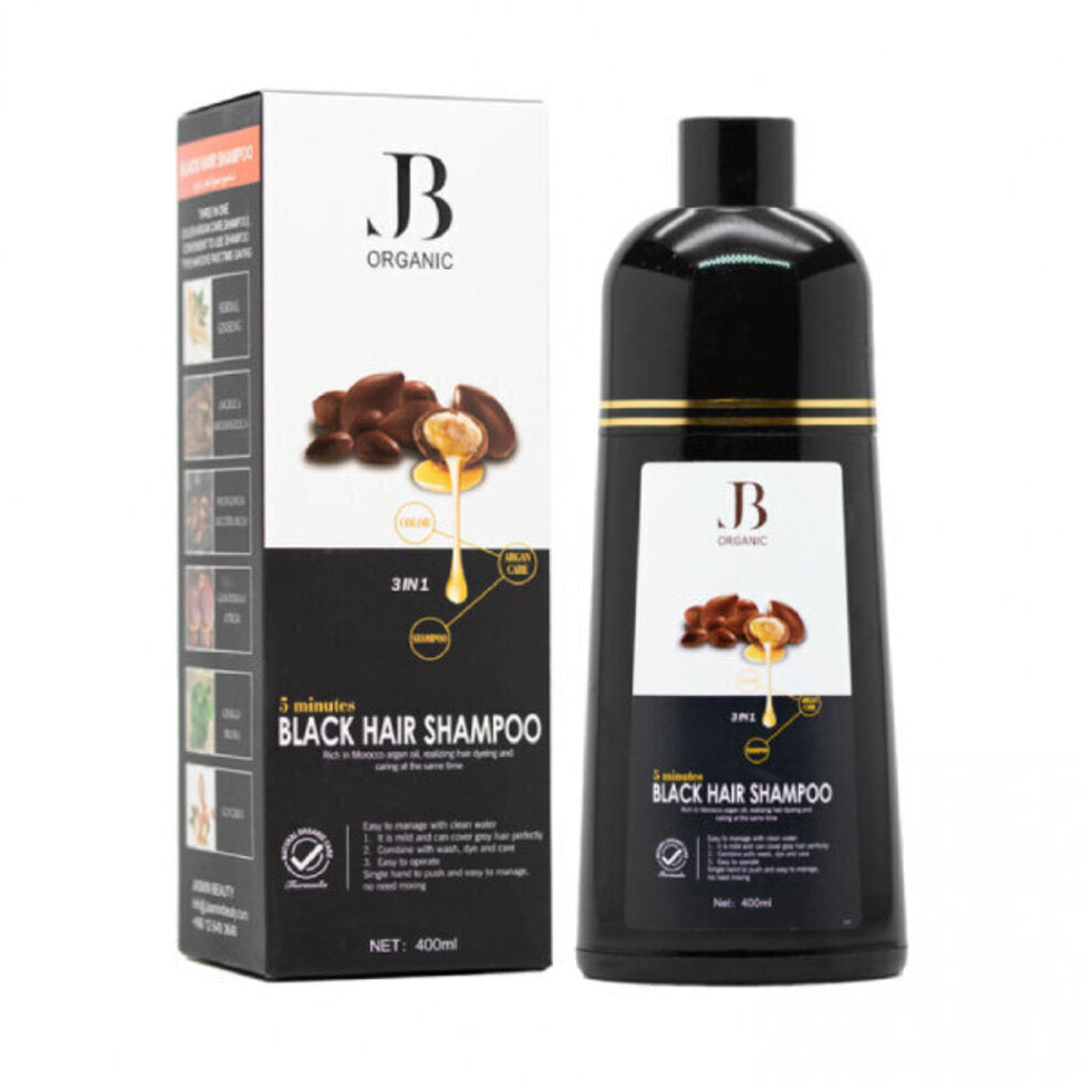 Jb organic color shampoo 400ml with argan oil black color