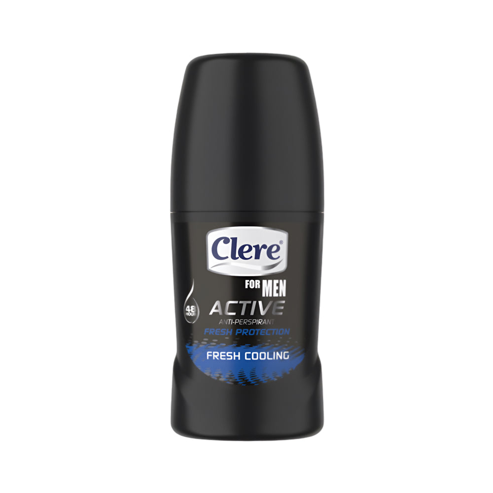 Clere Deodorant Roll On 50ml Men Active Fresh Cooling