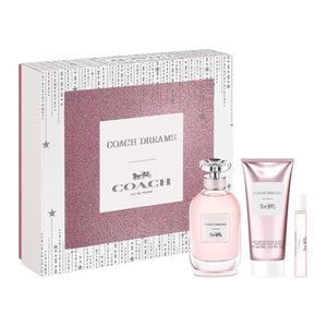 Coach perfume gift set ml dreams eau de parfum (90ml perfume + 100ml body lotion + 7.5ml bag sample)