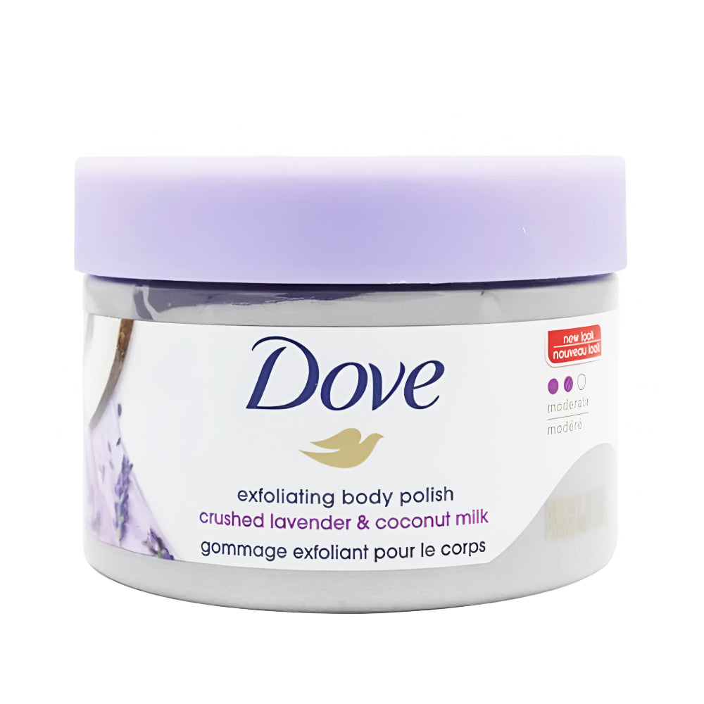 Dove Exfoliating Body Polish 298g Crushed Lavender & Coconut
  Milk