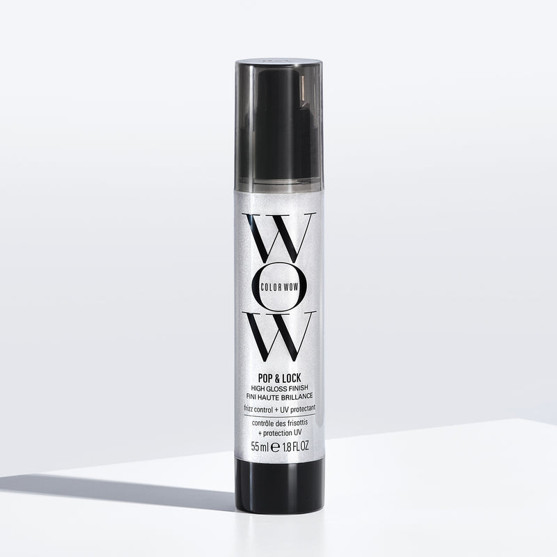 Color wow pop & lock glossing hair serum – uv & frizz protection 55ml