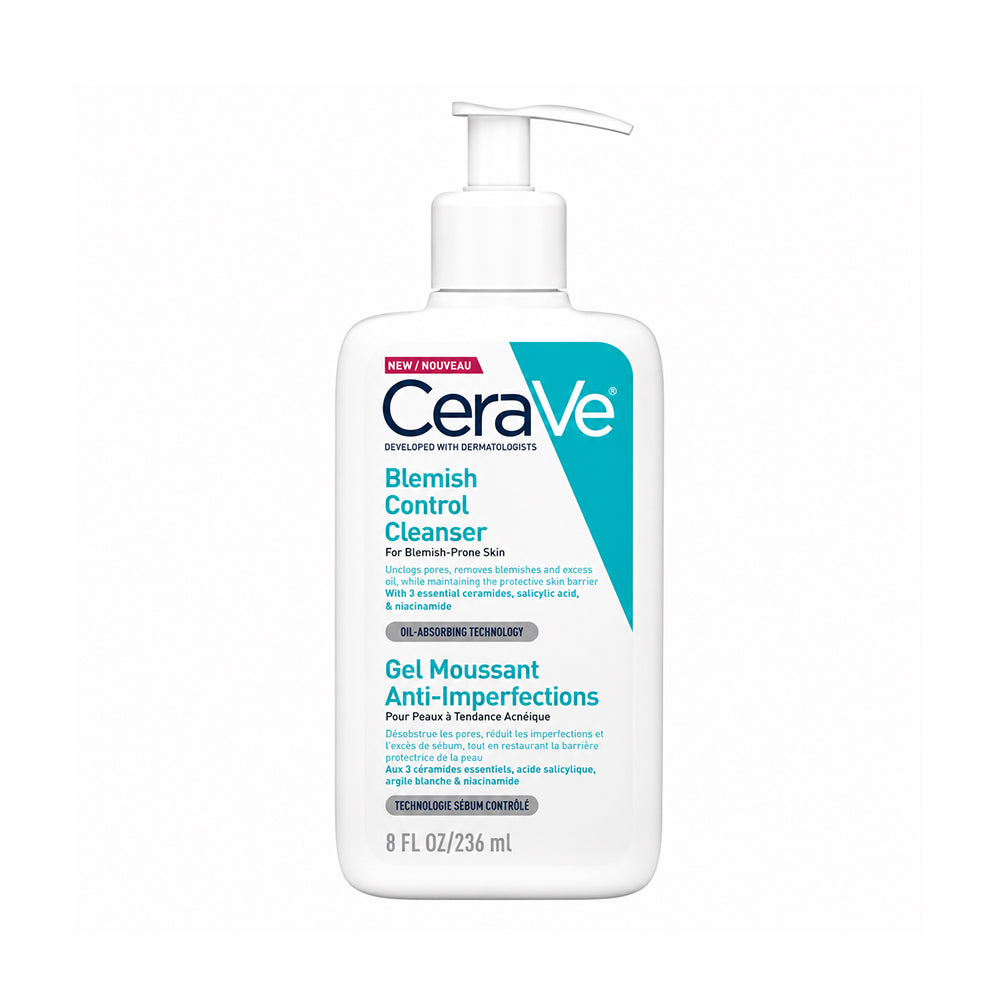CeraVe Blemish Control – زيت تنظيف الوجه للبشرة المعرضة للحبوب