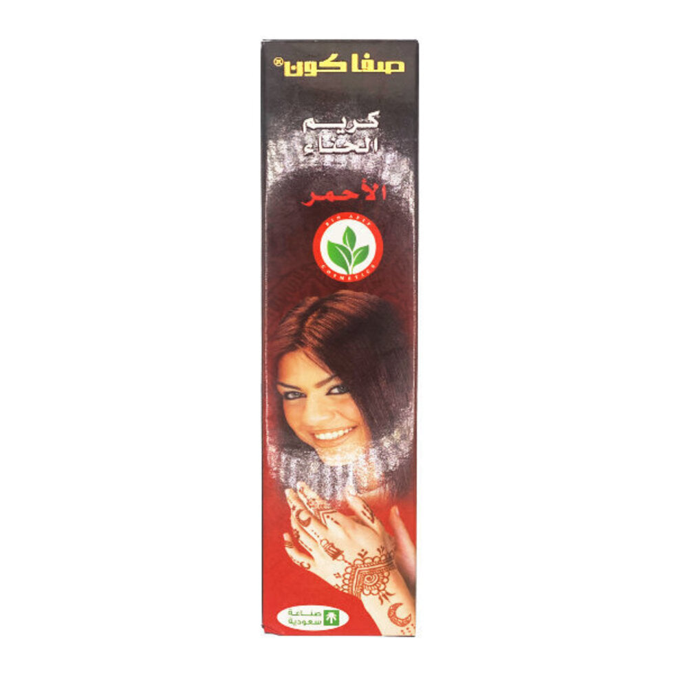 Safa henna paste 50g red for engraving