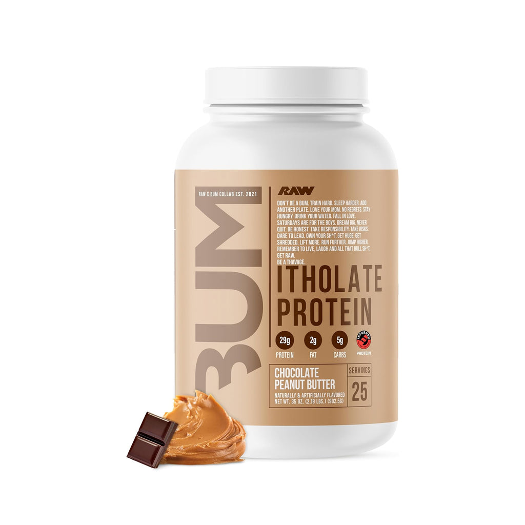Raw Whey Isolate Protein Powder, Chocolate Peanut Butter 25 Servings
