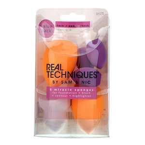 Real Techniques Makeup Sponge 6pc Miracle Complexion 