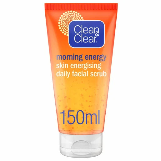 Clean & clear face scrub 150ml morning energy with mandarin extract