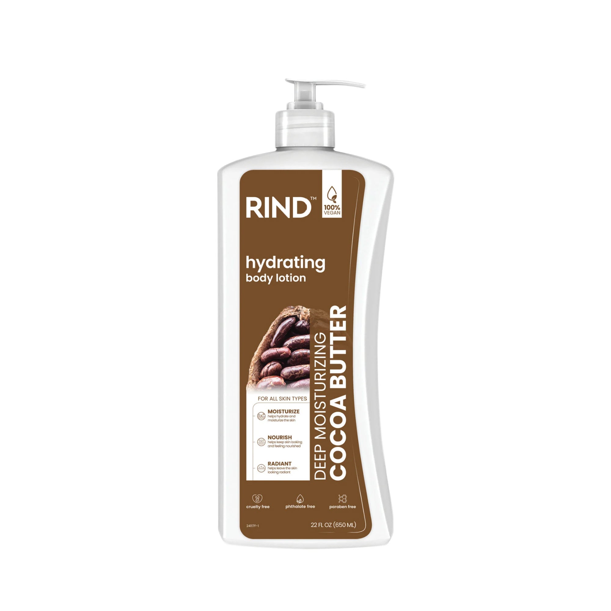 RIND Body Lotion – Hydrating Daily Moisturizer for All Skin Types, 650 ml