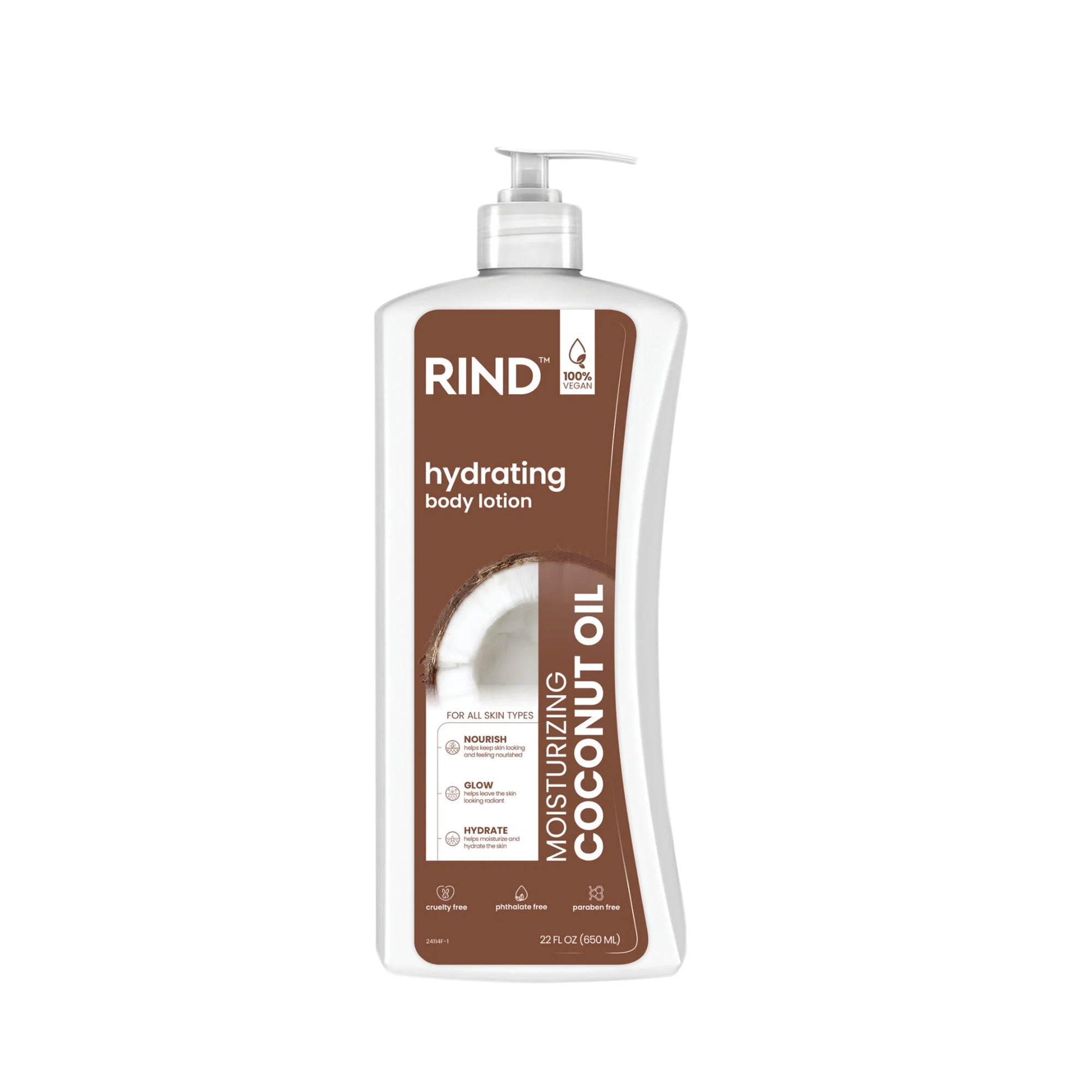 RIND Body Lotion – Hydrating Daily Moisturizer for All Skin Types, 650 ml
