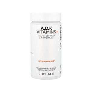 Codeage A D K Vitamins+ - 180 Vegetable Capsules