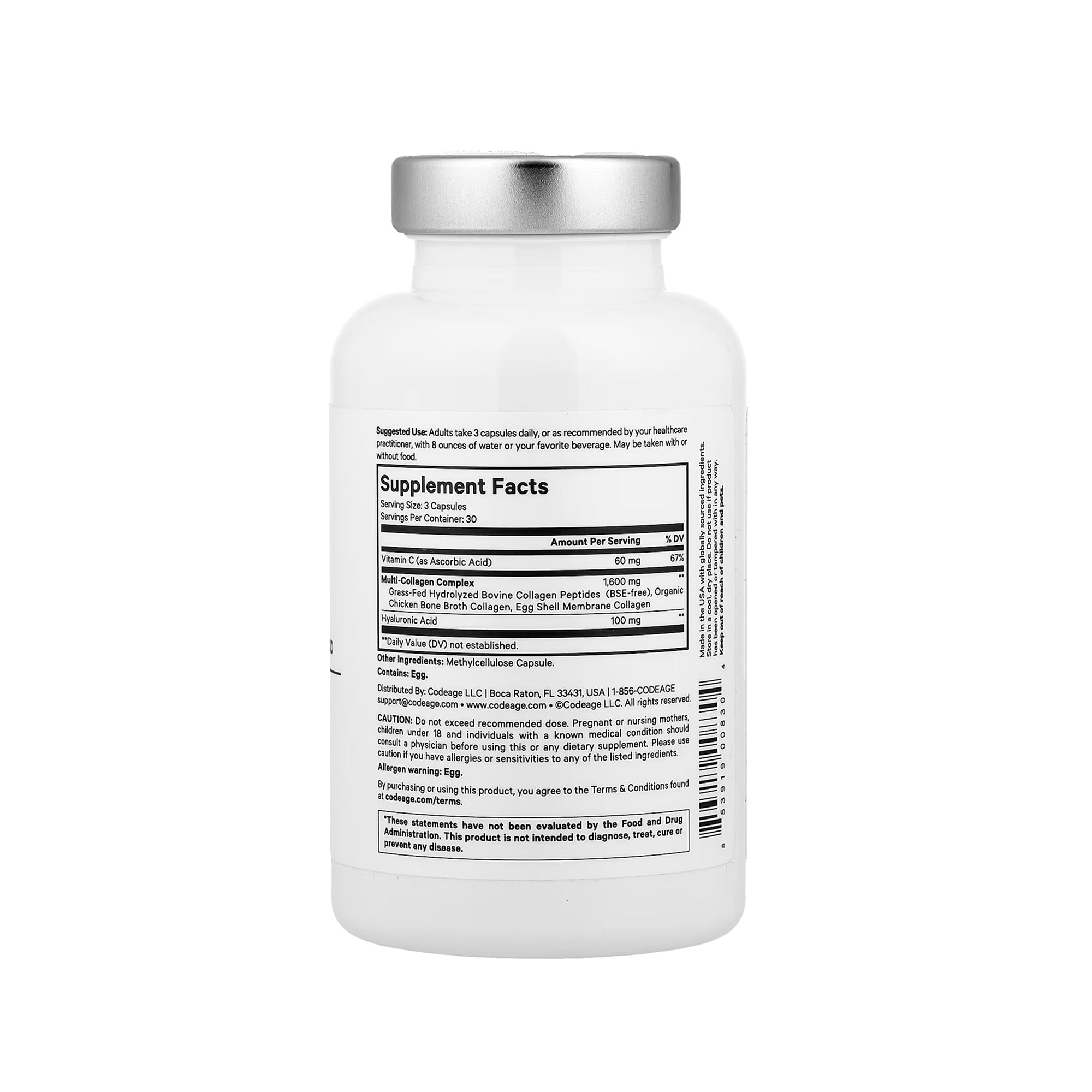 Codeage Amen Collagen - 90 Vegetable Capsules