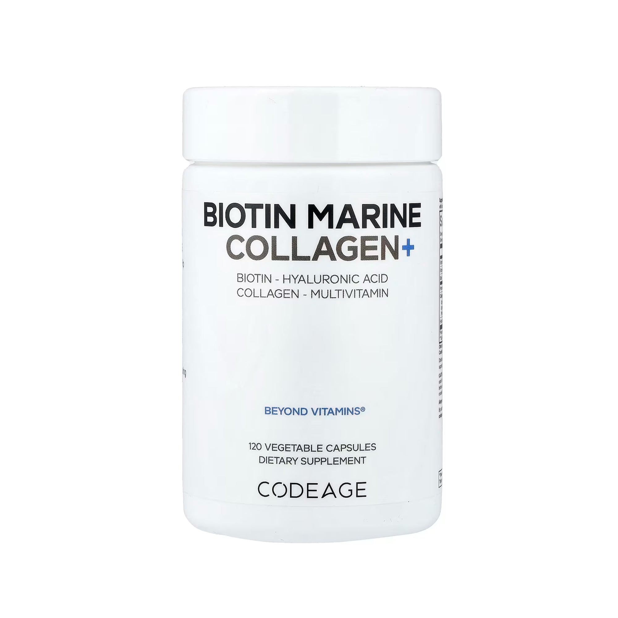 Codeage Biotin Marine Collagen+ 120 Vegetable Capsules