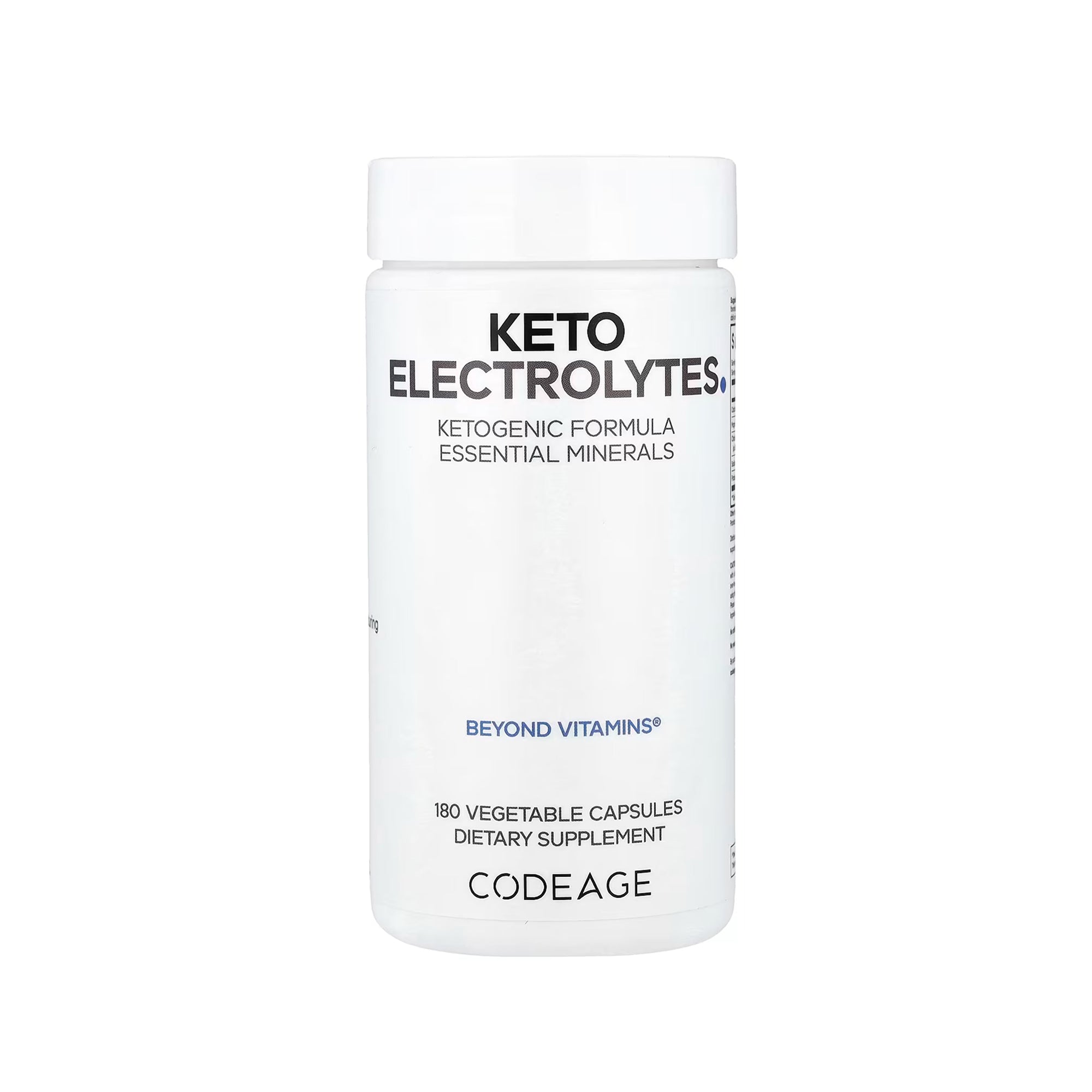 Codeage Keto Electrolytes - 180 Vegetable Capsules