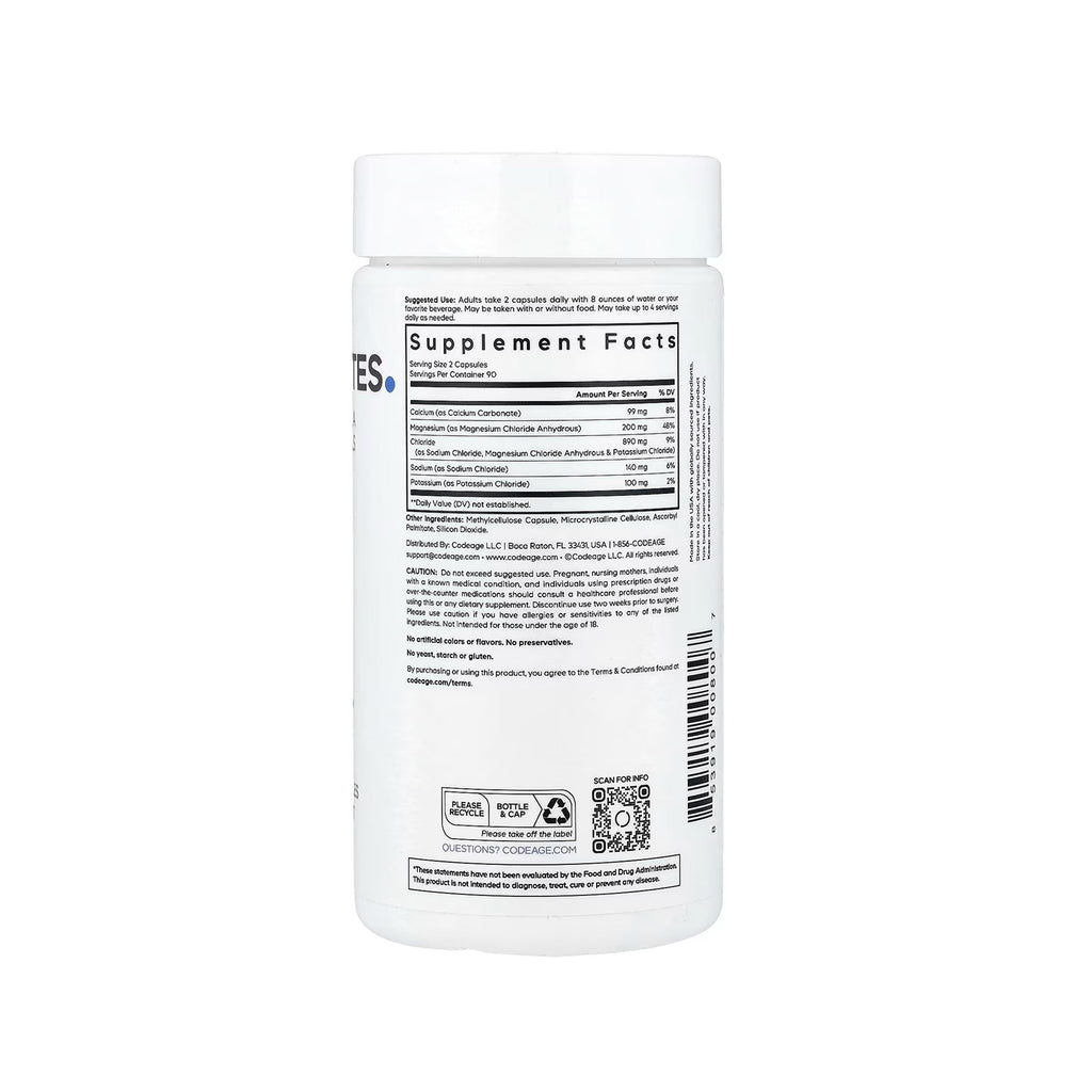 Codeage Keto Electrolytes - 180 Vegetable Capsules