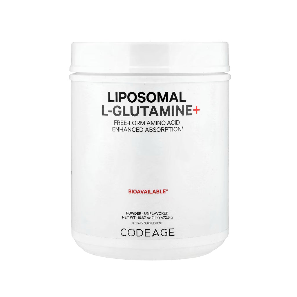 Codeage Liposomal L-Glutamine+ Powder Unflavored - 16.67 oz (472.5g)