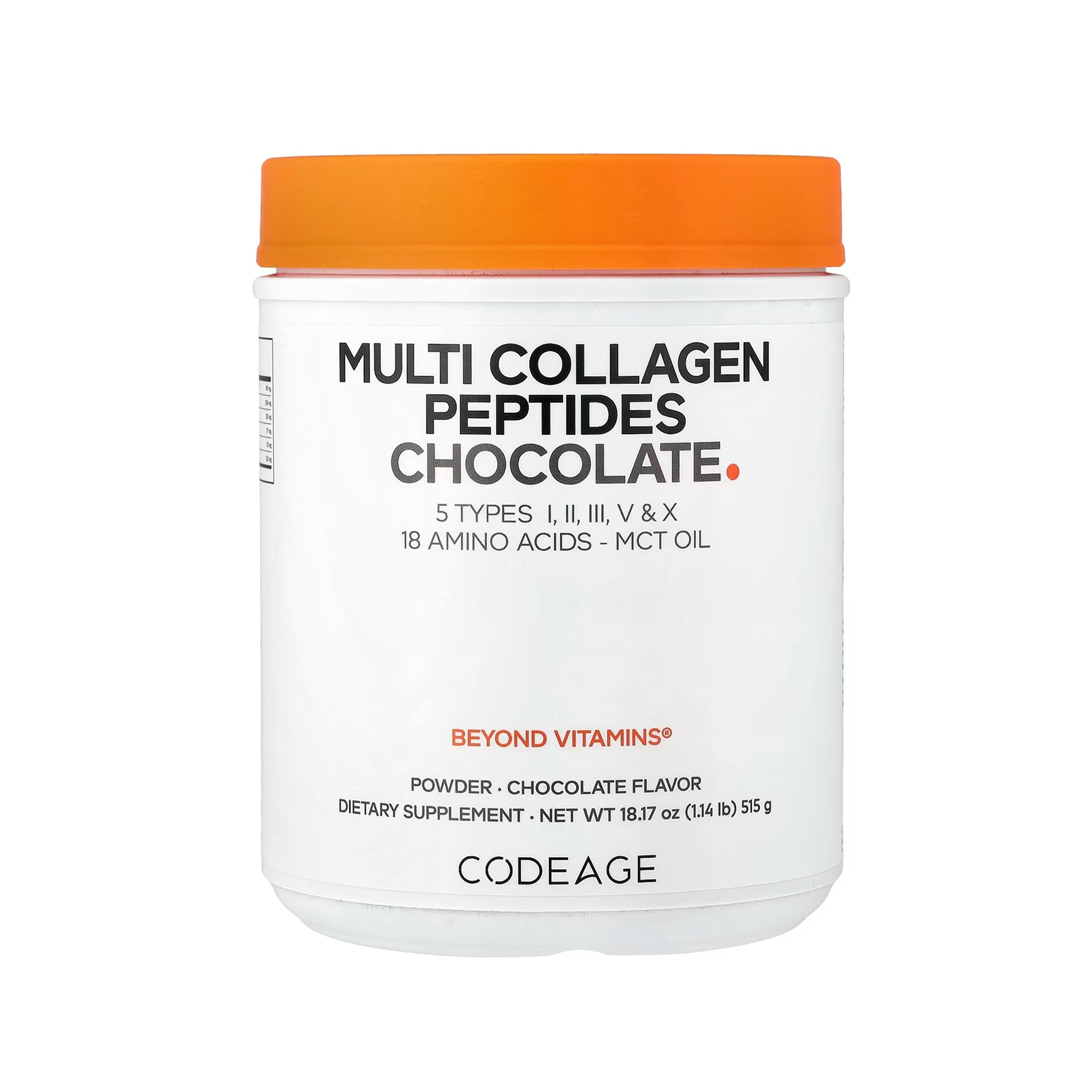 Codeage Multi Collagen Peptides Powder Chocolate - 18.17 oz (515g)