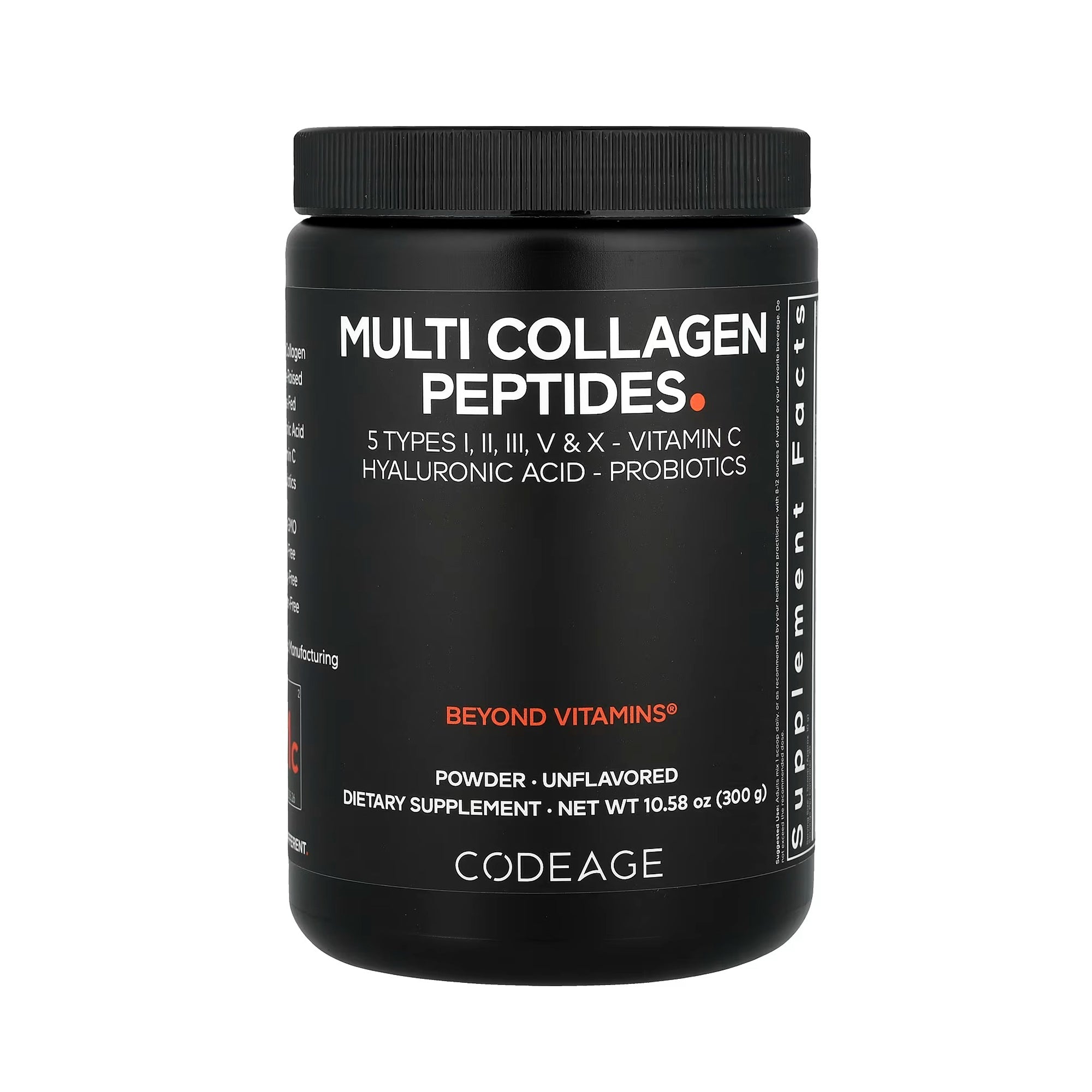Codeage Multi Collagen Peptides Powder Unflavored 10.58 oz (300 g)