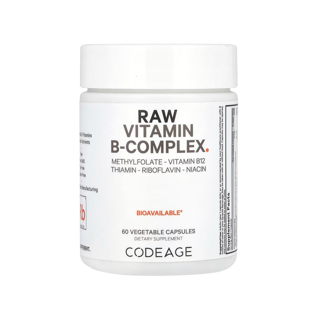 Codeage Raw Vitamin B-Complex - 60 Vegetable Capsules