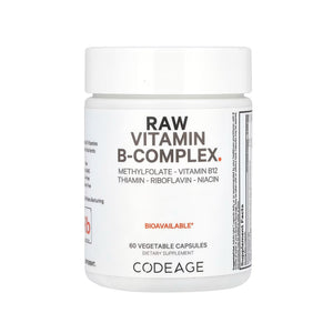 Codeage Raw Vitamin B-Complex - 60 Vegetable Capsules