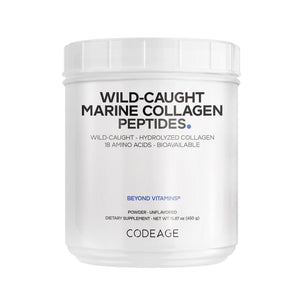 Codeage Wild-Caught Marine Collagen Peptides Powder Unflavored - 15.87 oz (450g)