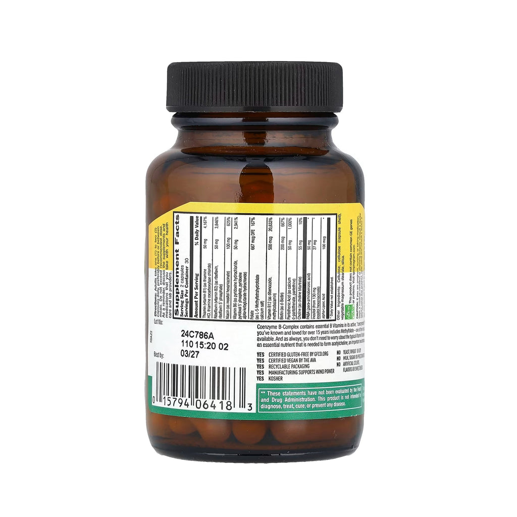 Country Life Coenzyme B-Complex  - 60 Vegan Caps