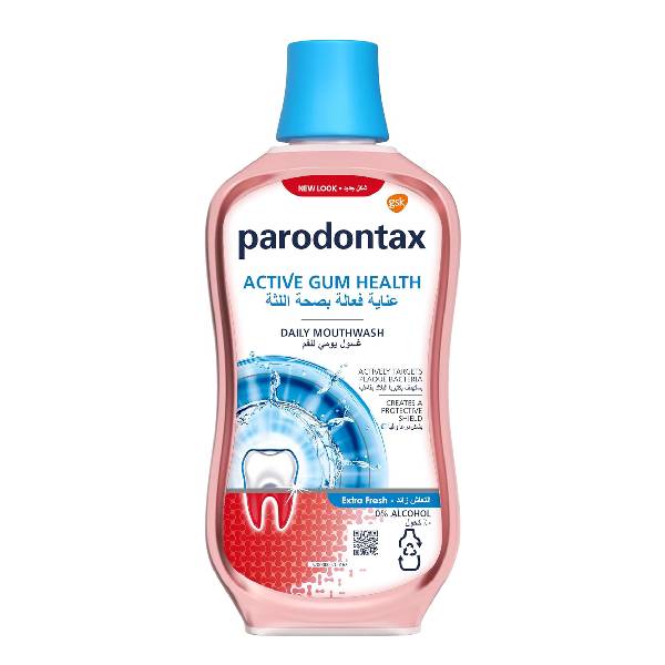 Parodontax Mouth Wash 500ml Active Gum Health Daily Extra Freshness