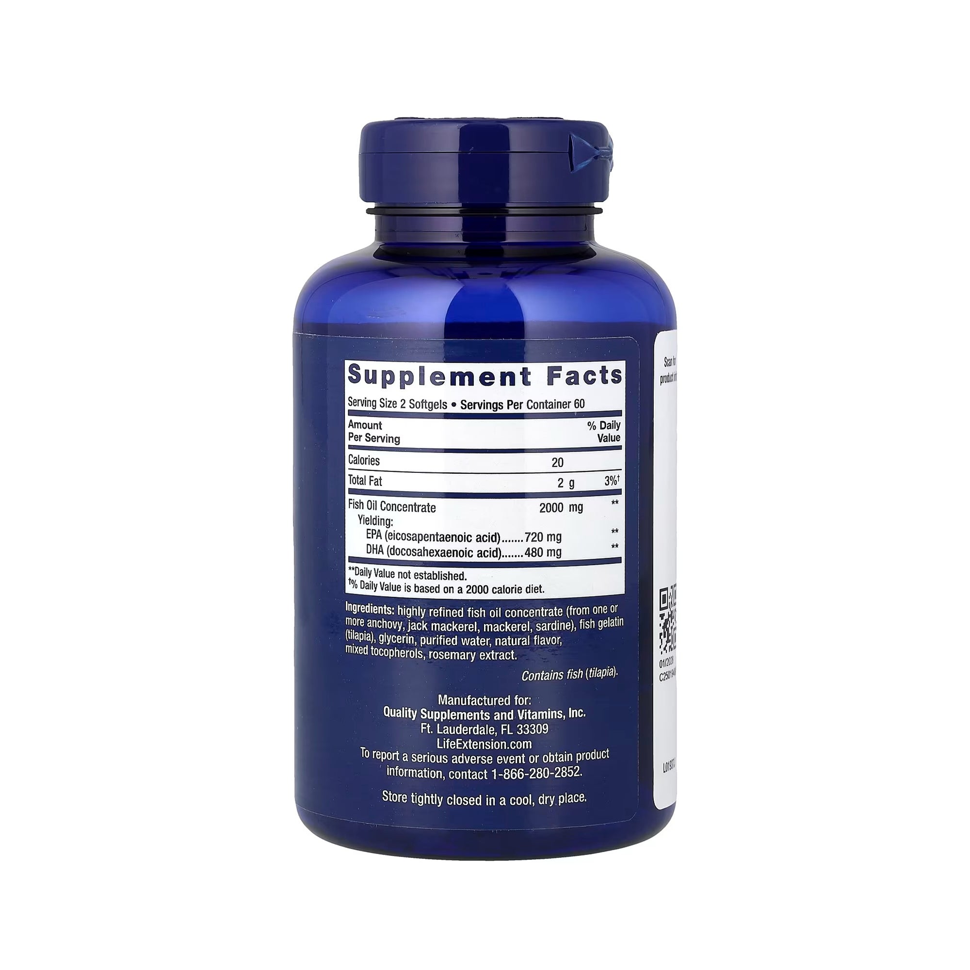 Life Extension Mega EPA/DHA - 120 Softgels