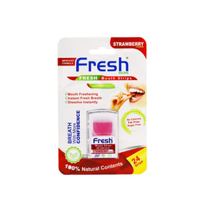 Fresh more mouth freshener strips 24strips strawberry