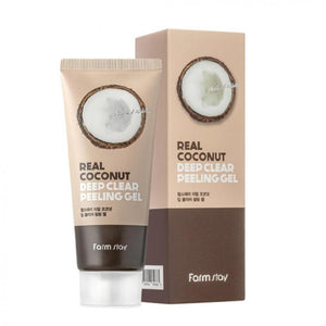 Farm Stay Exfoliator Gel 100ml Deep Clear Coconut v2