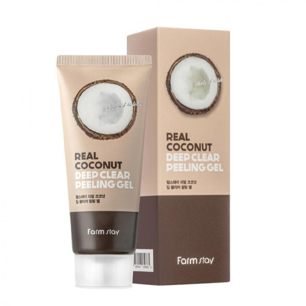 Farm Stay Exfoliator Gel 100ml Deep Clear Coconut v2