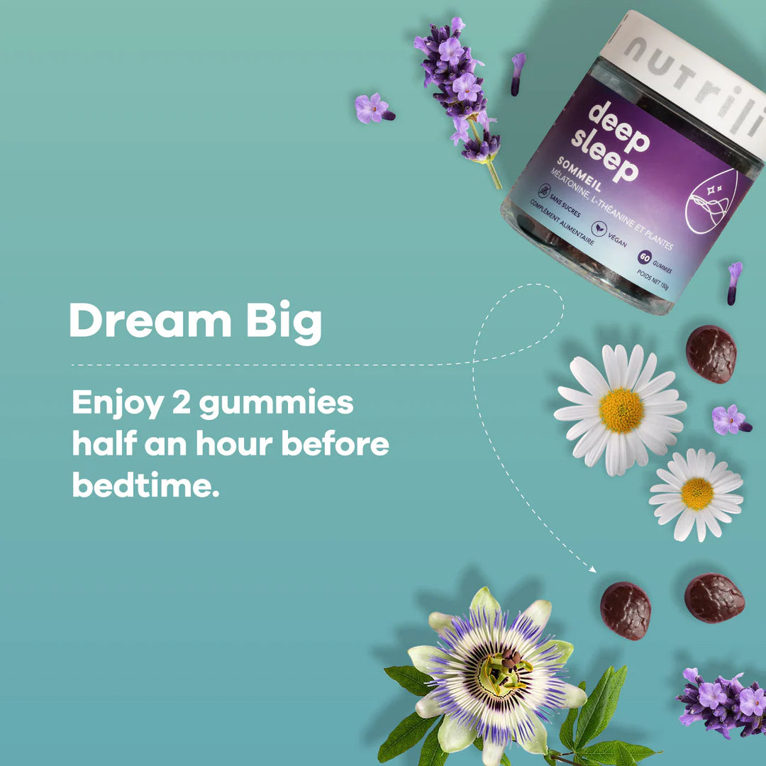 Nutrili Deep Sleep Gummies Sommeil 60pcs