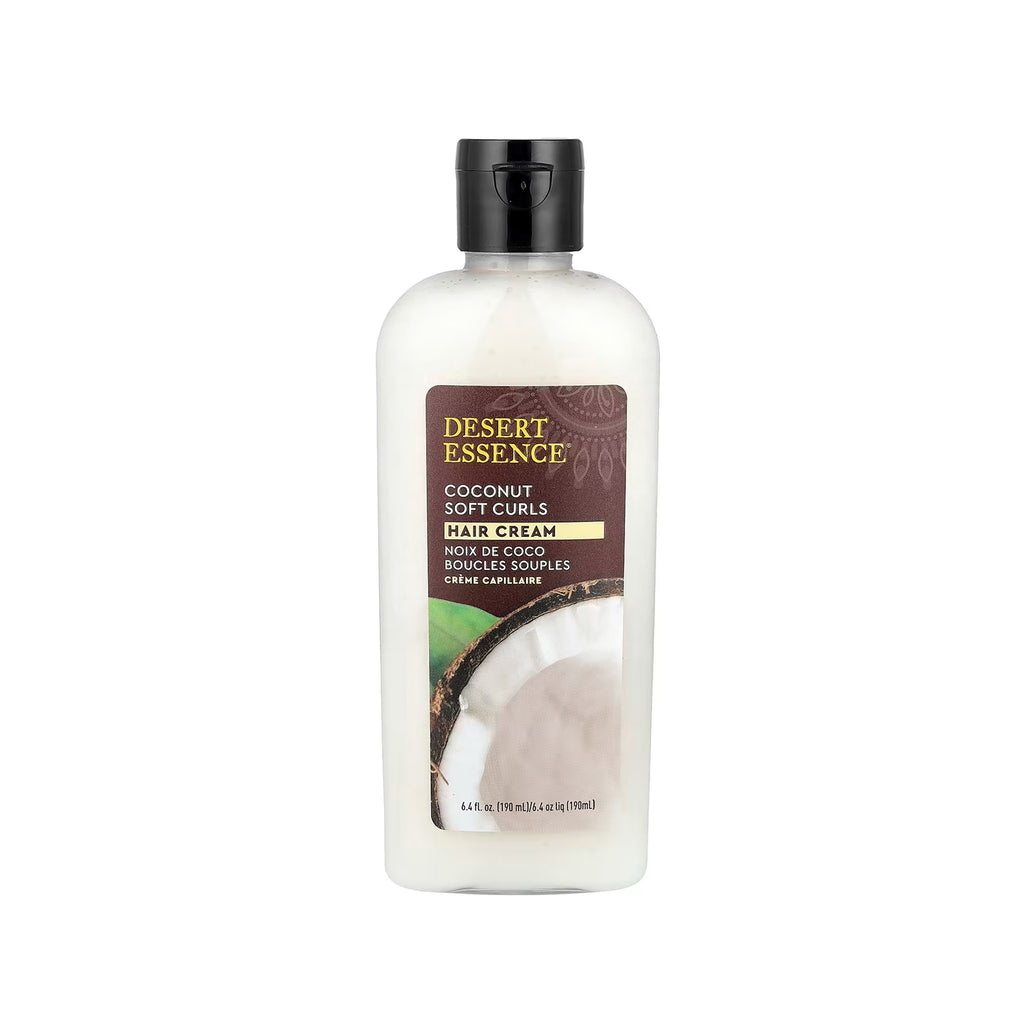 Desert Essence Coconut Soft Curls Hair Cream - 6.4 fl oz (190 ml)