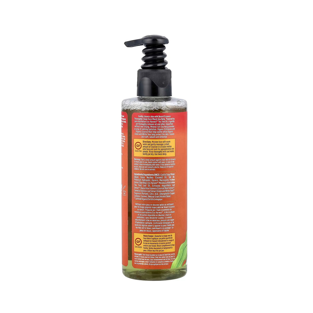 Desert Essence Thoroughly Clean Face Wash Sea Kelp - 8.5 fl oz (250 ml)