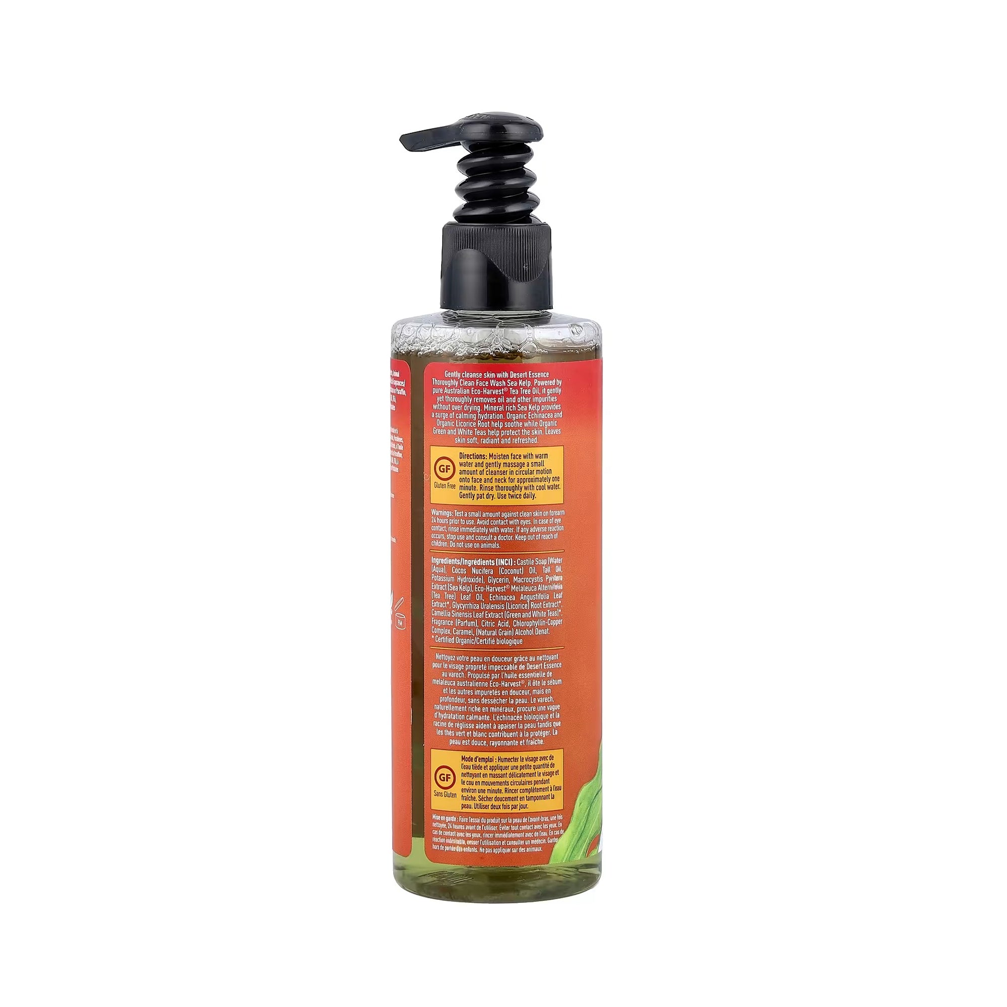 Desert Essence غسول الوجه المنظف بعمق بعشبة البحر - 8.5 fl oz (250 ml)