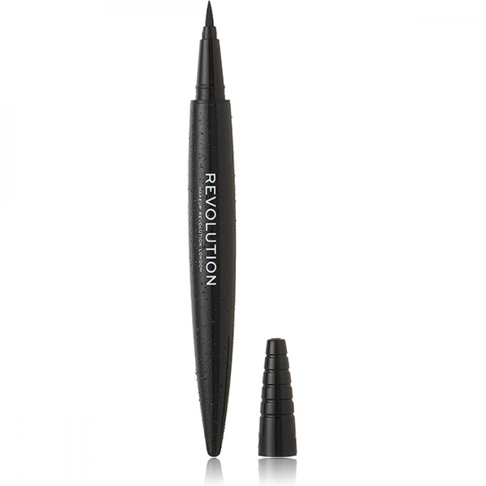 Revolution Eyeliner Liquid Renaissance Flick Blak Waterproof